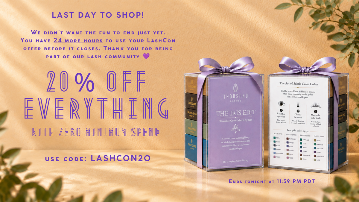 Lashcon Sale: 20% Off Use Code - LASHCON20