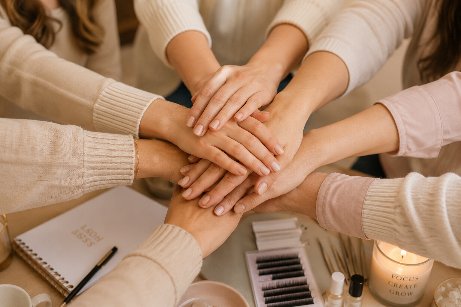 Building Support as a Beauty Professional