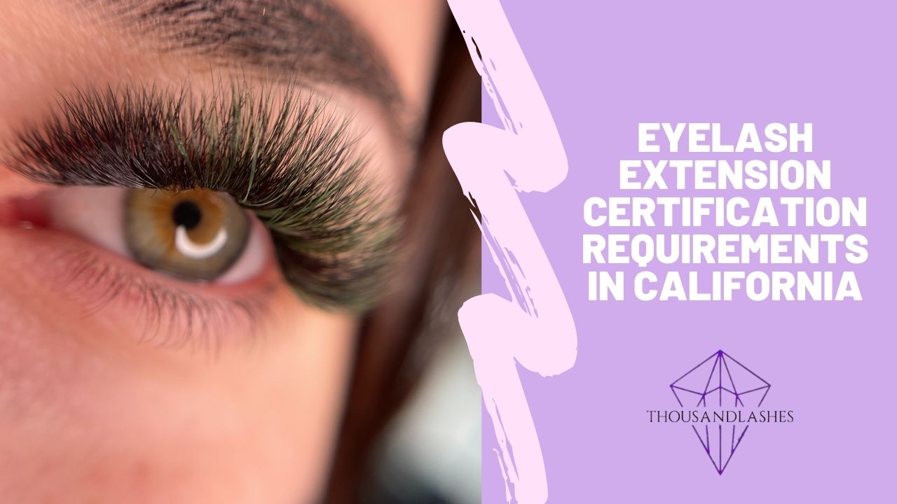 Eyelash Extension Certification Requirements In California