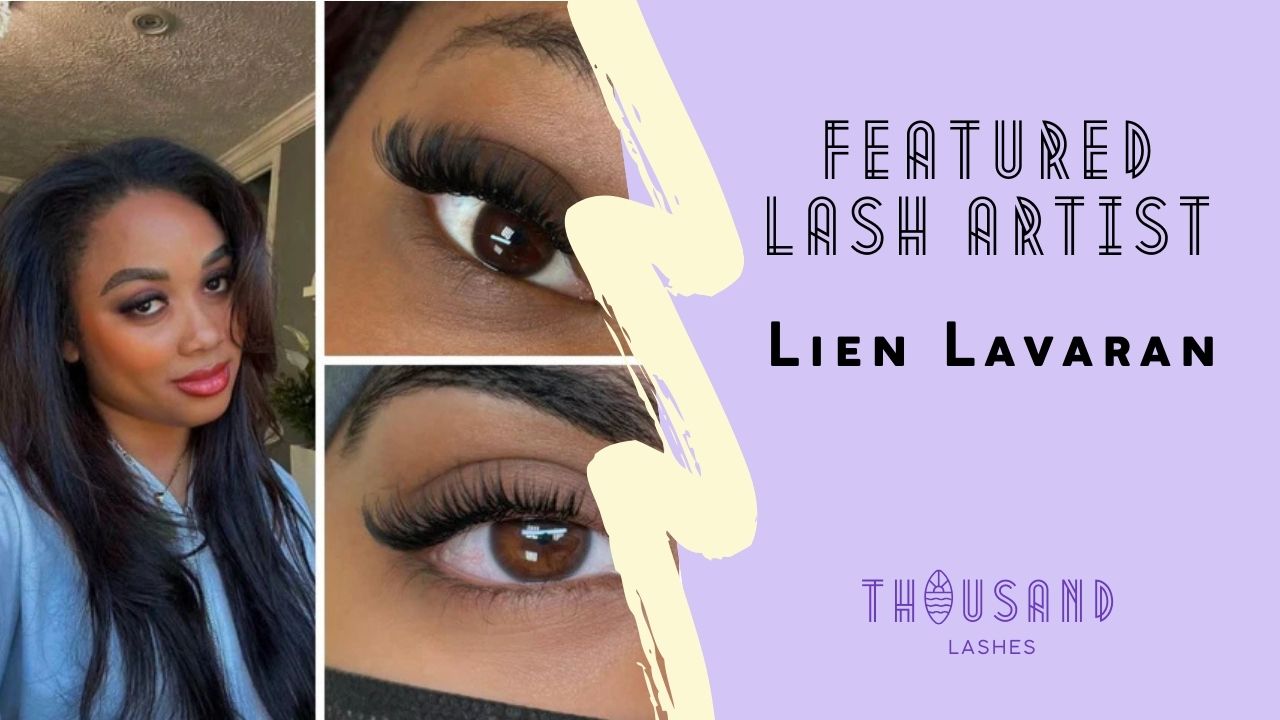 Featured lash artist Lien Lavaran
