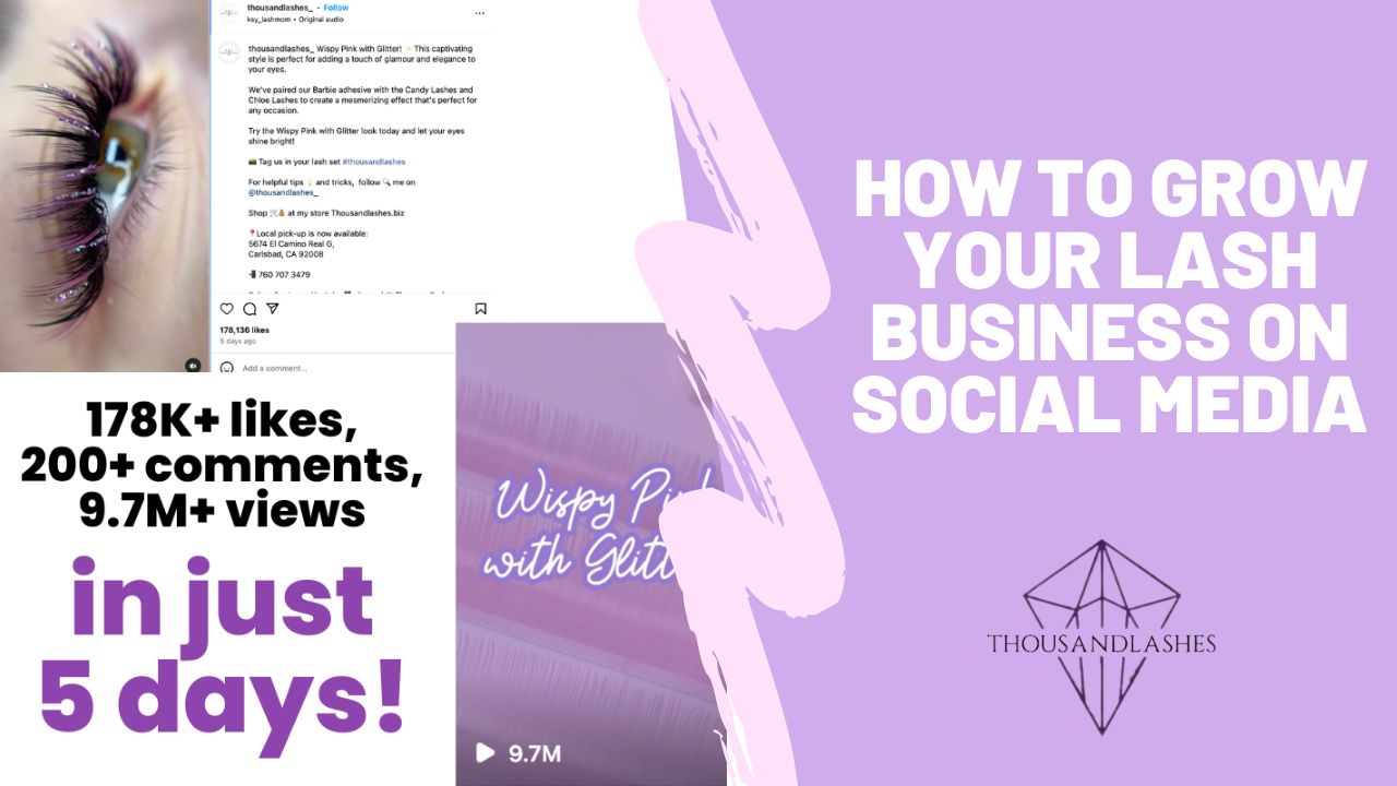 How To Grow Your Lash Business On Social Media