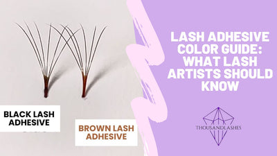 Lash Adhesive Color Guide: What Lash Artists Should Know