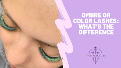 Ombre Or Color Lashes: What’s The Difference