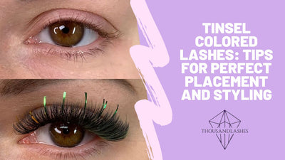 Tinsel Colored Lashes: Tips for Perfect Placement and Styling