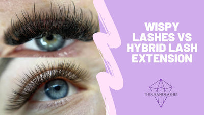 Wispy Lashes Vs Hybrid Lash Extension