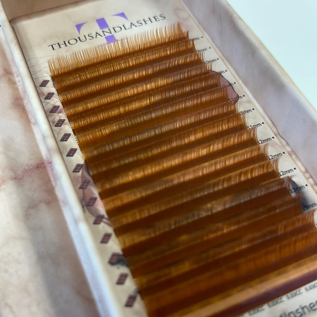 Brown lashes
