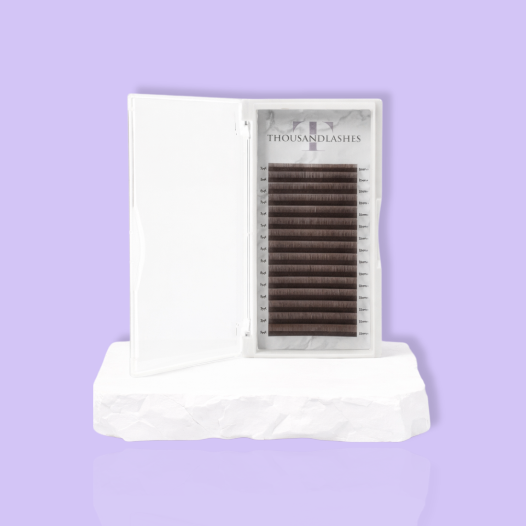 0.03 brown volume lashes