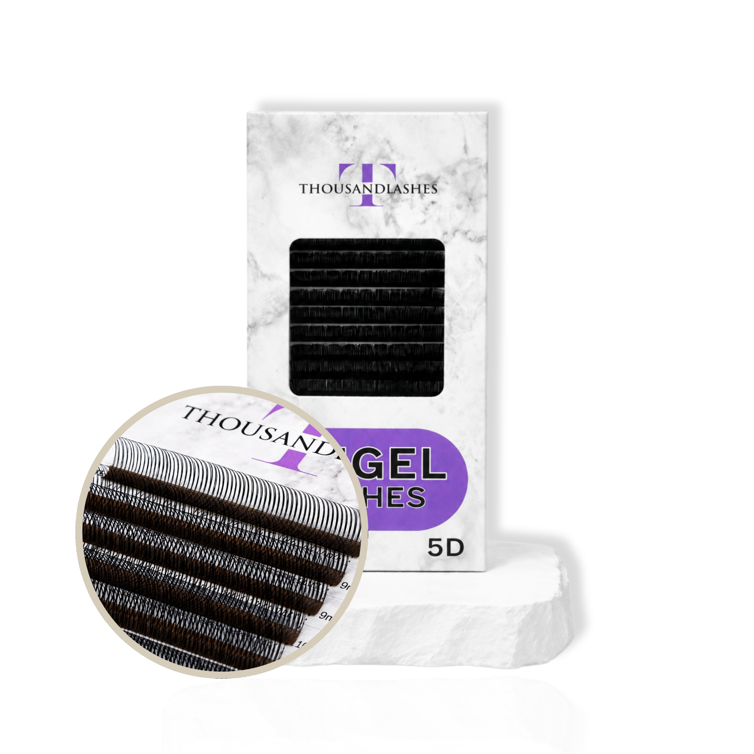 0.05 BLACK ANGEL LASHES 16 ROWS MIXED LENGTH