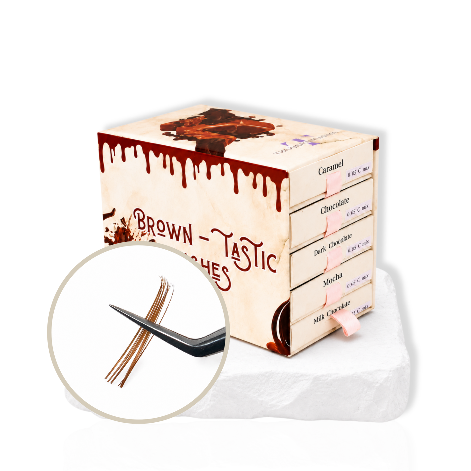 0.05 Brown-Tastic lashes