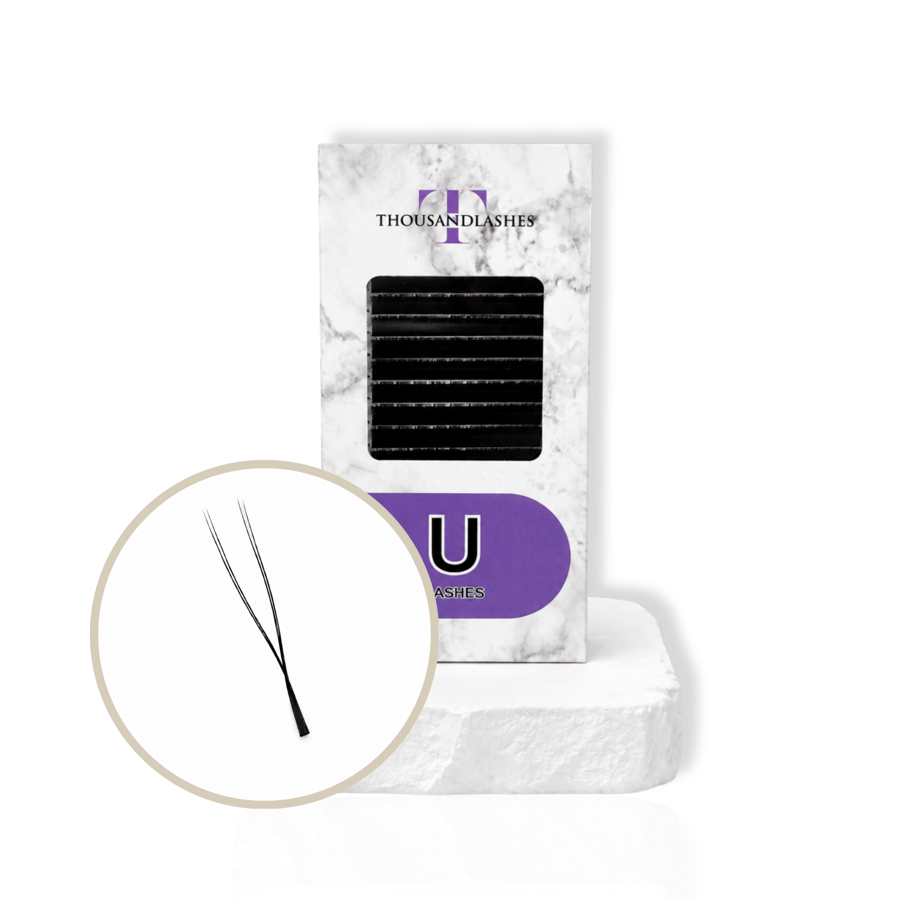 0.05 Double U 2D lashes