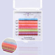 0.07 UV Neon Color Lashes Mixed Length