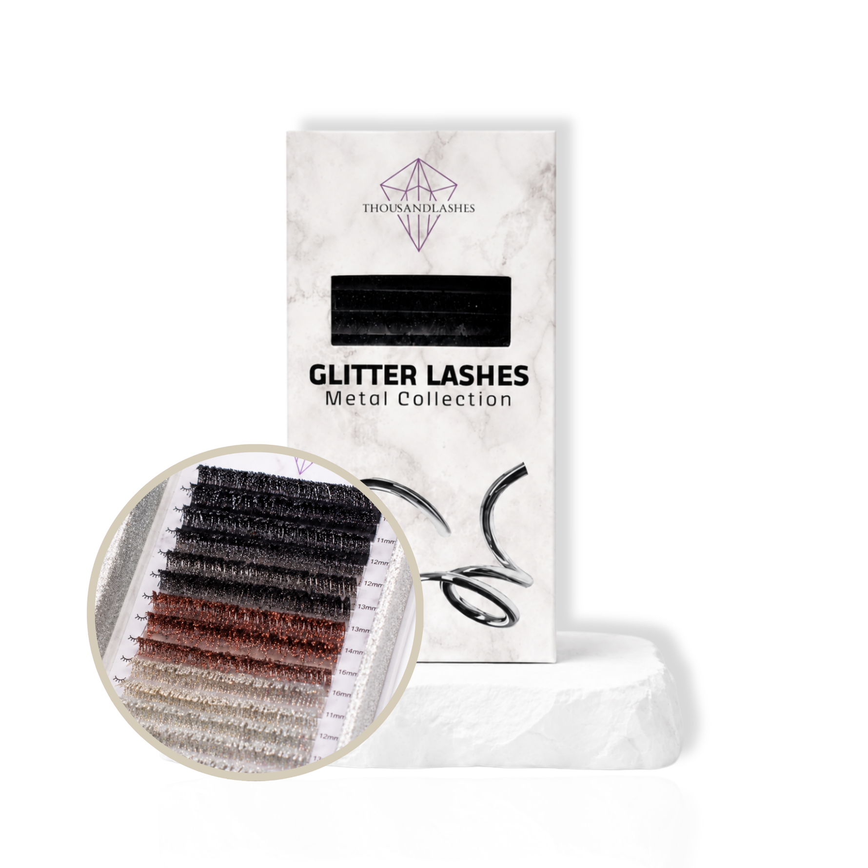 0.10 glitter lash collection