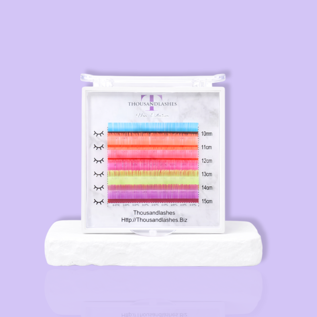 0.07 UV Neon Color Lashes