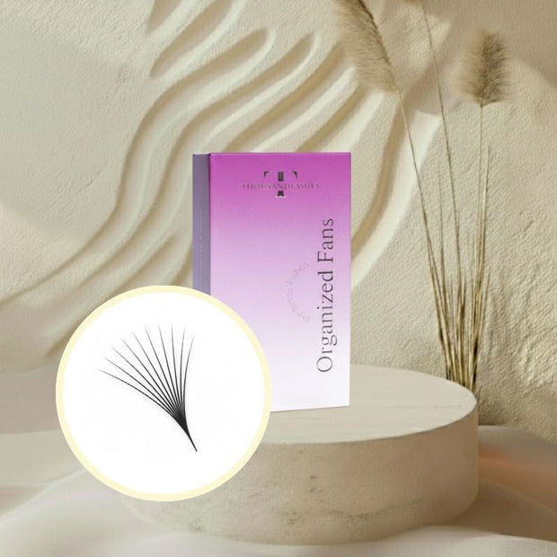 10D Organized Narrow Pro-Made Fans 0.03 Sample Mixed Length 8-17mm