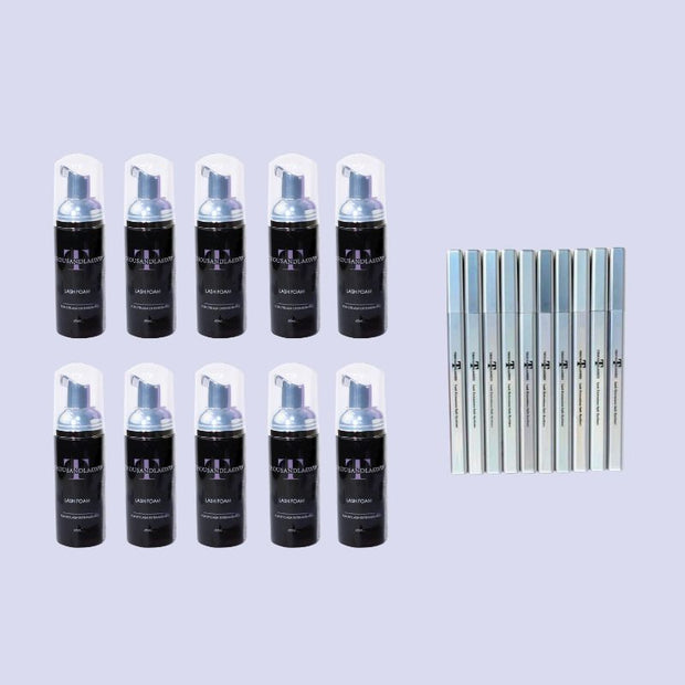 LASH FOAM AND EYELINER RETAIL KIT