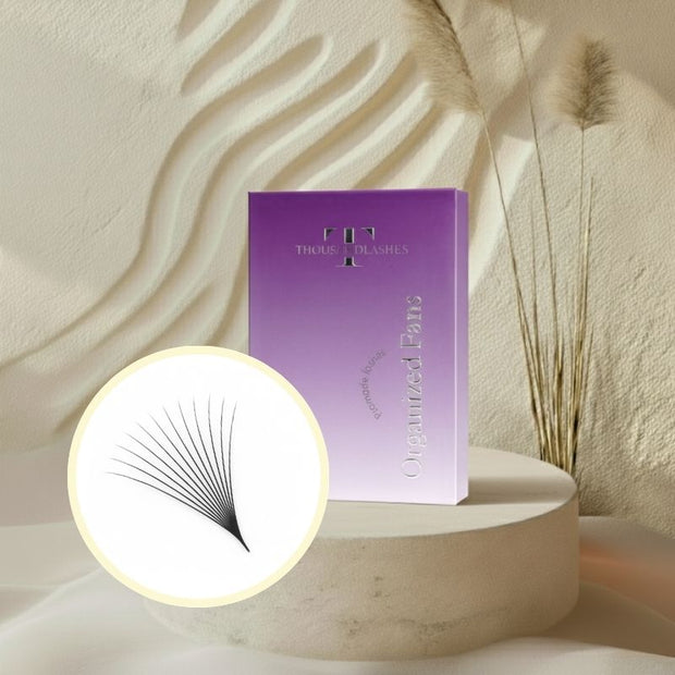 12D Organized Pro-Made Wide Fans 0.03 Mixed Length 9–20mm