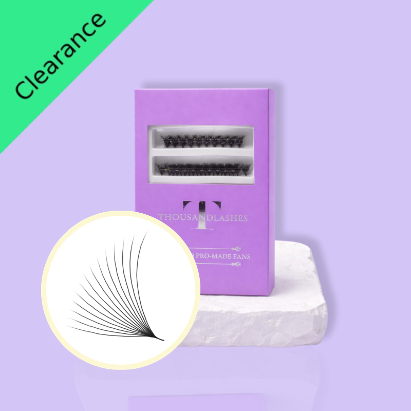 14D ORGANIZED PRO-MADE FANS 0.03 MIXED LENGTH 10-16MM