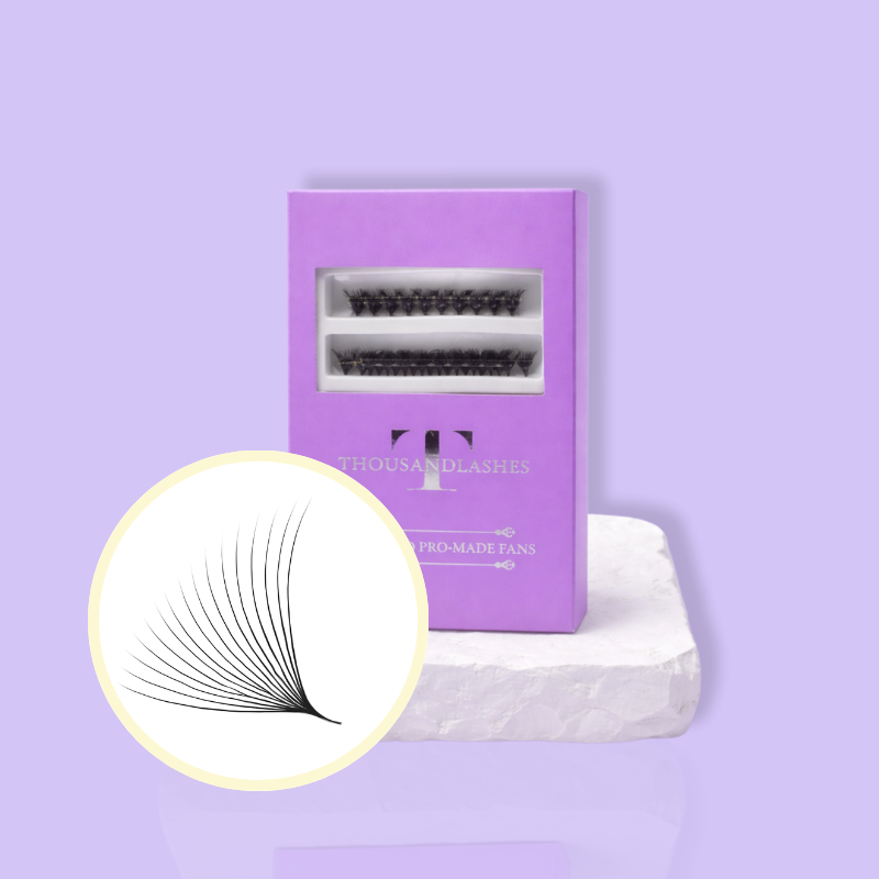 16D ORGANIZED PRO-MADE FANS 0.03 MIXED LENGTH 10-16MM
