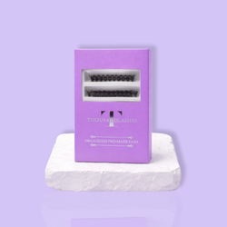 Organized pro-made lash fans