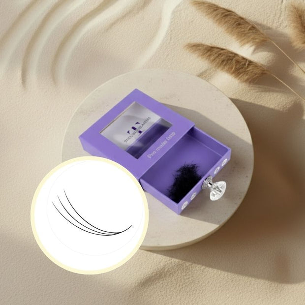 single length lash fans