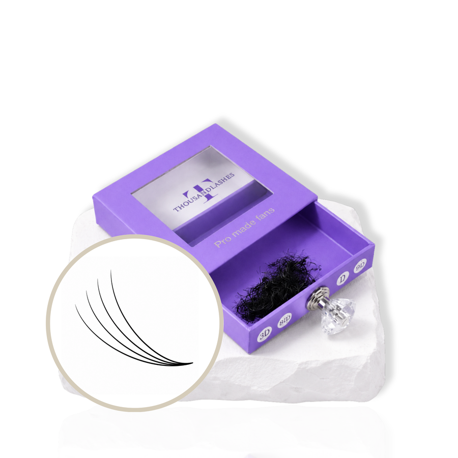 4D PRO-MADE VOLUME FANS 0.07 SINGLE LENGTH 7-18MM