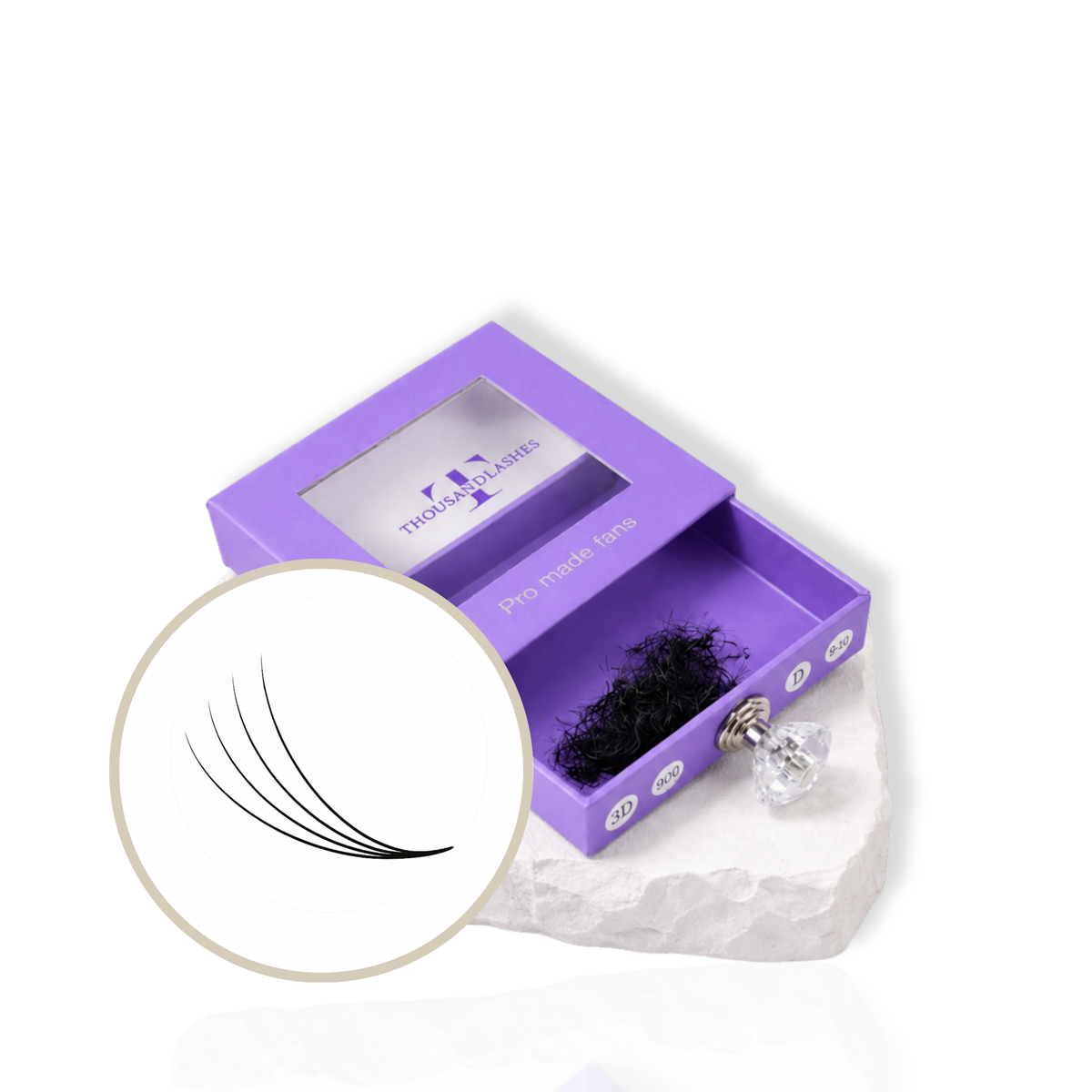 4D Pro-Made Volume Fans 0.07 Single Length 7–18mm