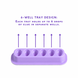 50-pack adhesive glue trays