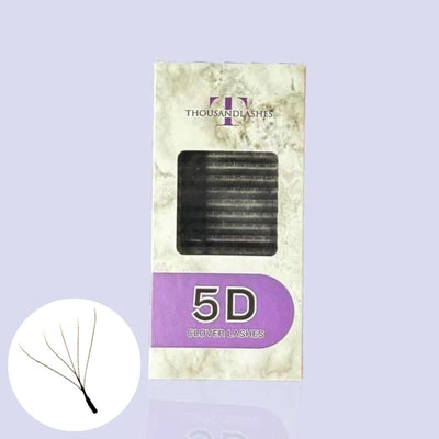5D Clover Dark Brown 0.05 Mixed Length 8-15mm