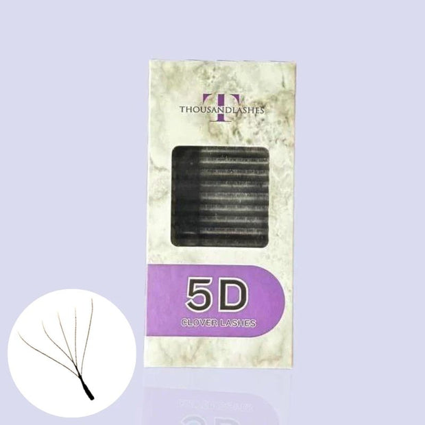 5D Clover Dark Brown 0.05 Mixed Length 8-15mm