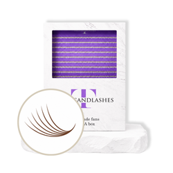 6D Color Pro-Made Lash Fans XL Mixed Length (8–15 mm)