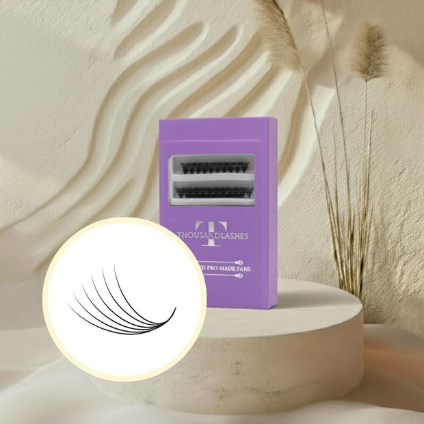 6D Organized Pro-Made Fans 0.07 Mixed Length 10-16mm