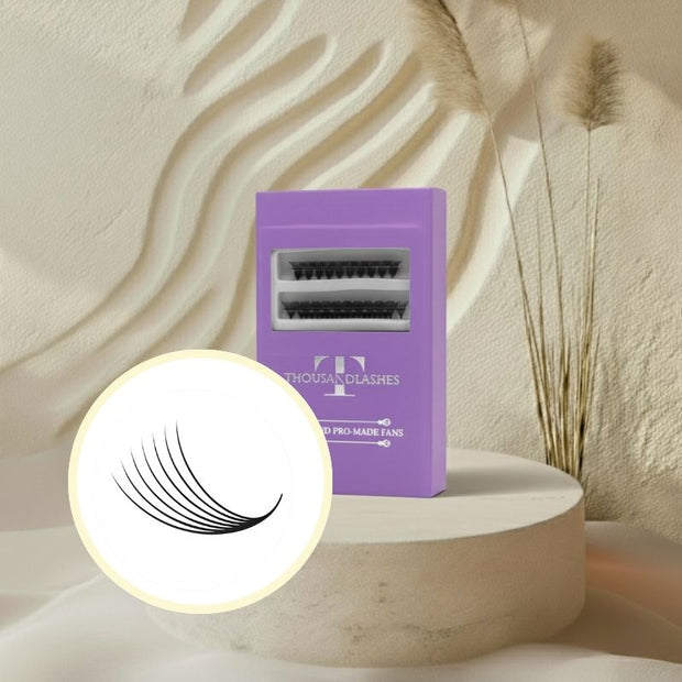 7D Organized Pro-Made Fans 0.05 Mixed Length 10–16mm