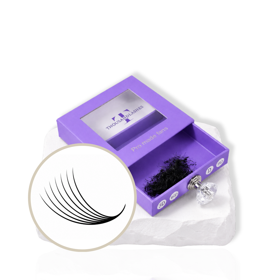 7D Pro-Made Volume Fans 0.05 Single Length 7–18 mm