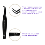 90 degree lash extension tweezers