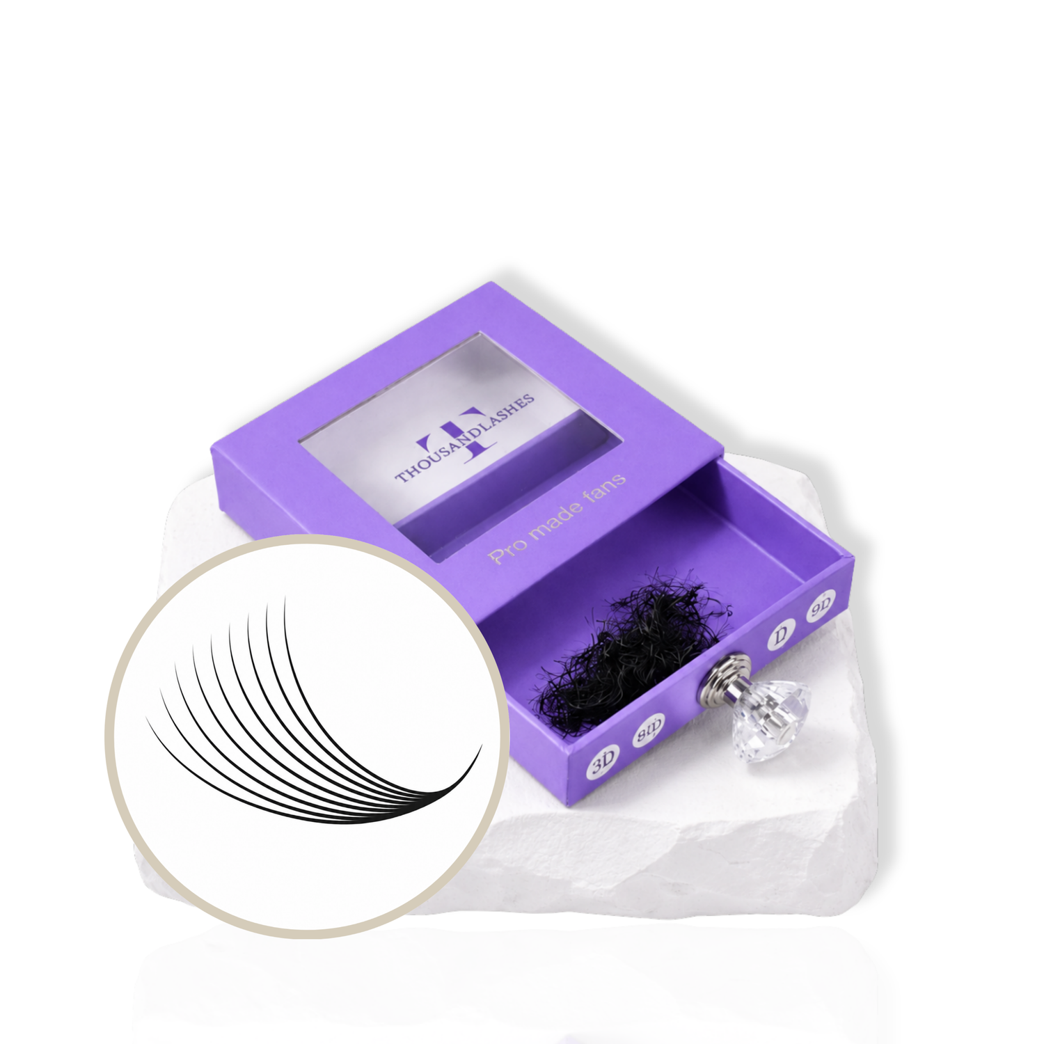 9D Pro-Made Volume Fans 0.05 Single Length 8-18mm