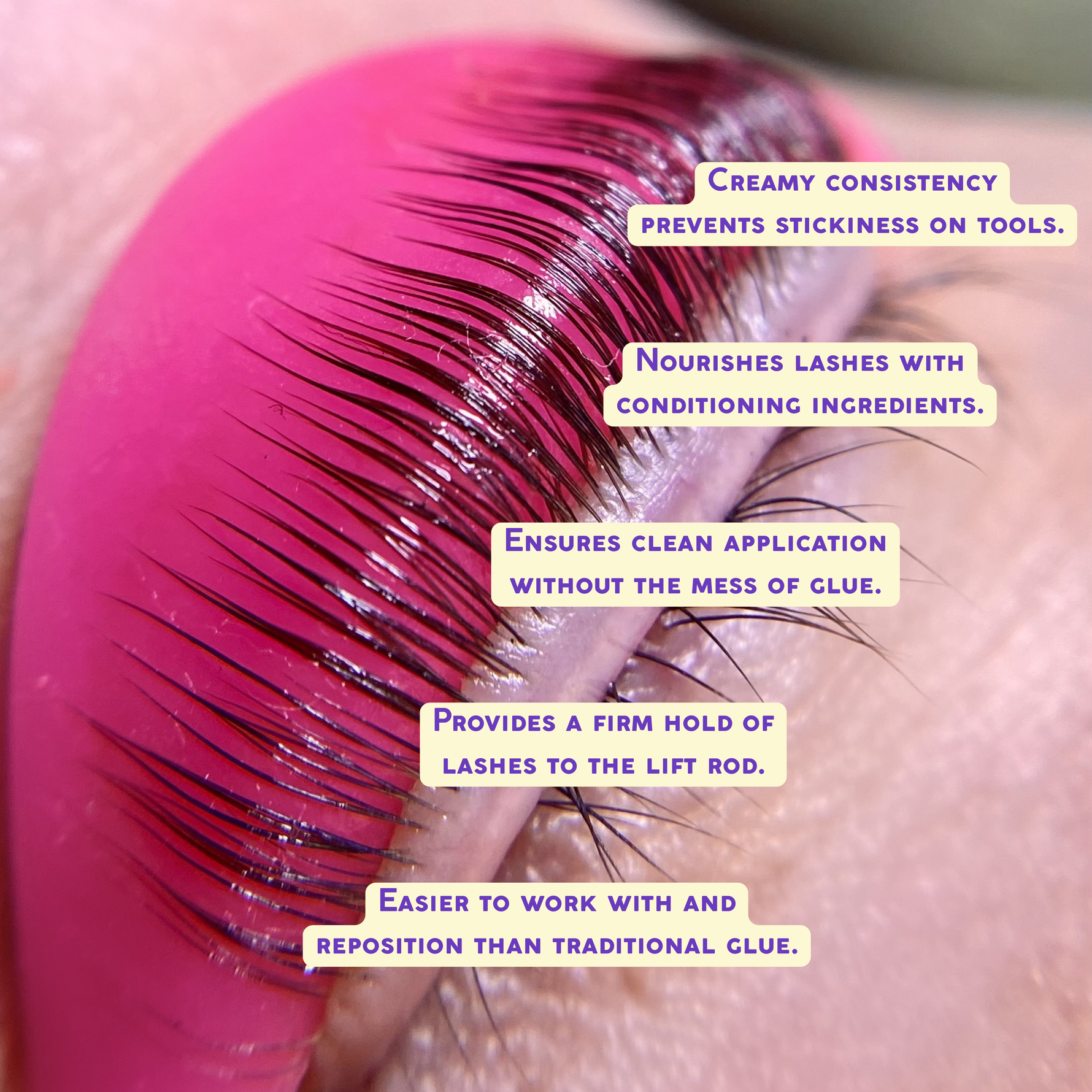 Benefits of creamy lash lift balm