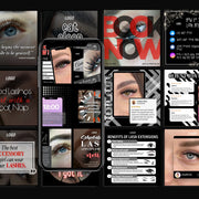 Black Lash Artist Templates