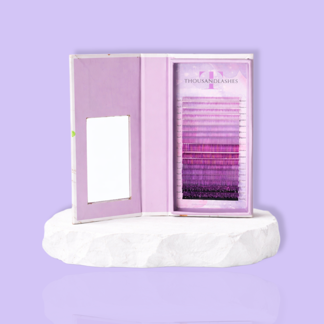 Bright color lashes
