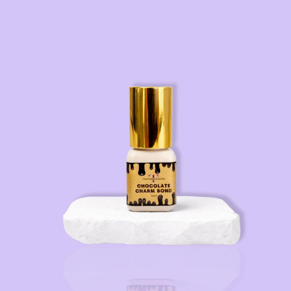 Brown eyelash glue