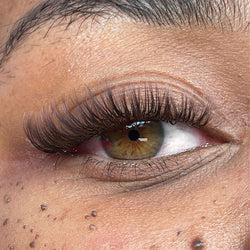 Brown color lashes