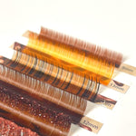 brow colored lashes
