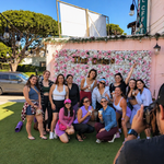 Brunch meditation stretch event for lash artists