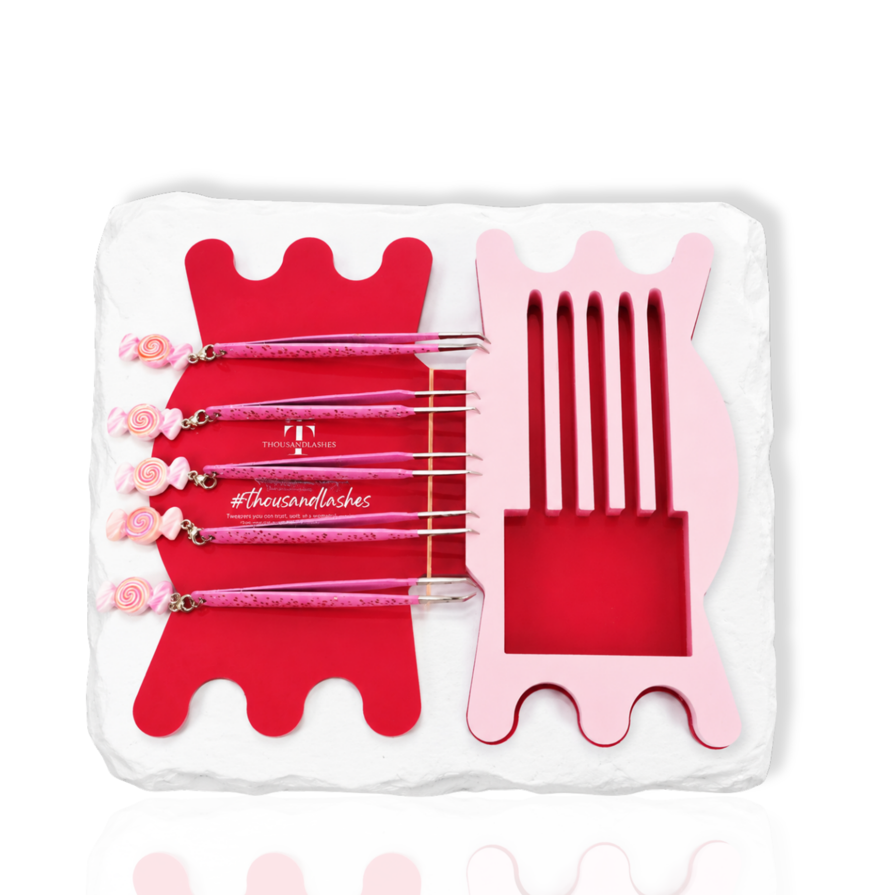 Candy-Charm tweezers for lash extensions