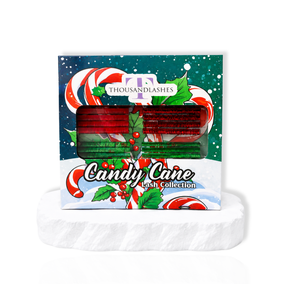 Candy Cane Lashes