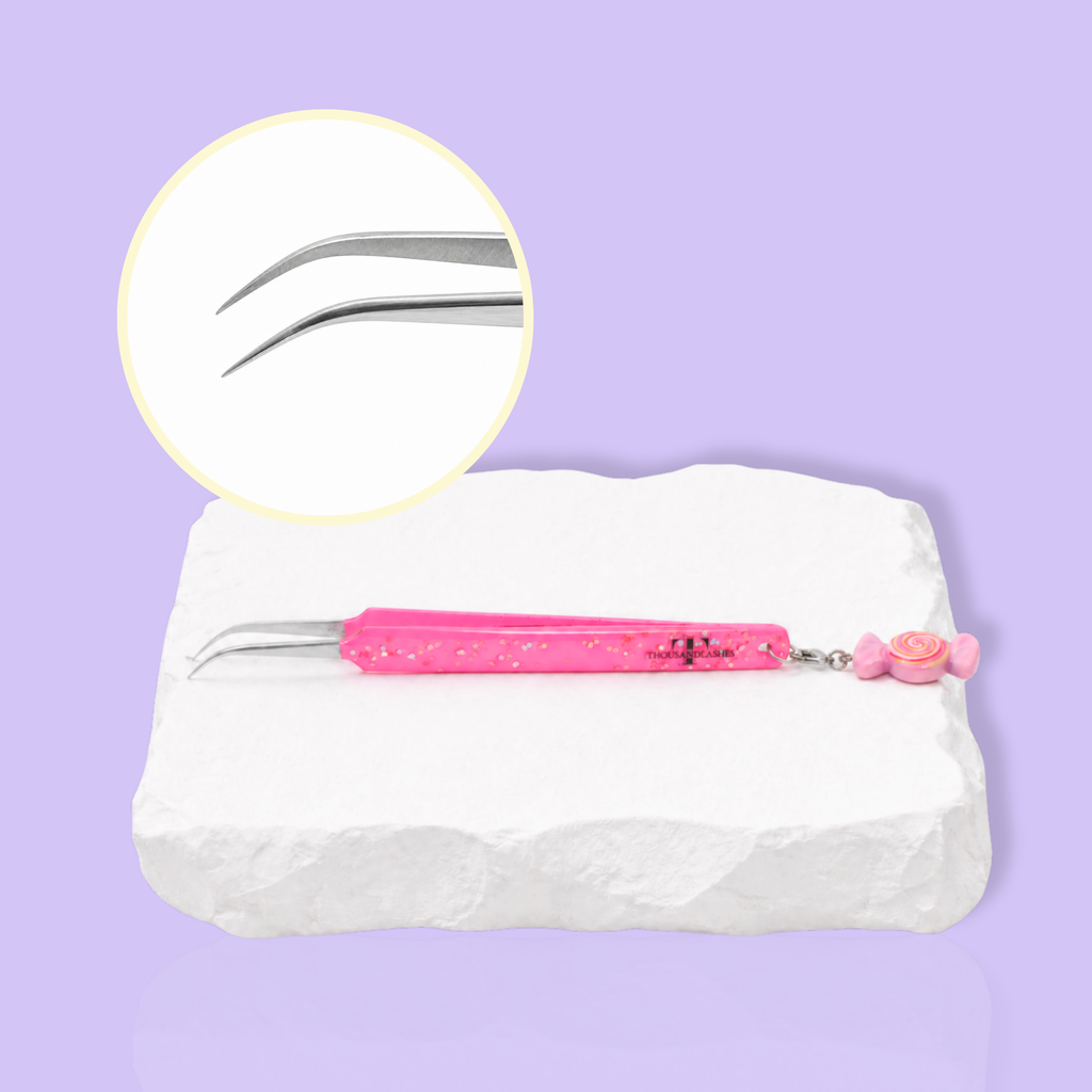 CANDY CHARM DOLPHIN-SHAPED CURVED TWEEZER