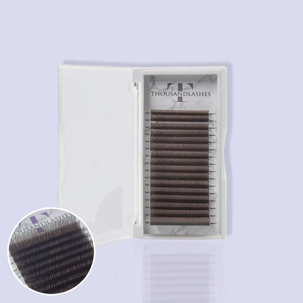 Cashmere Brown Collection Volume Lashes 0.03 (Single Length)
