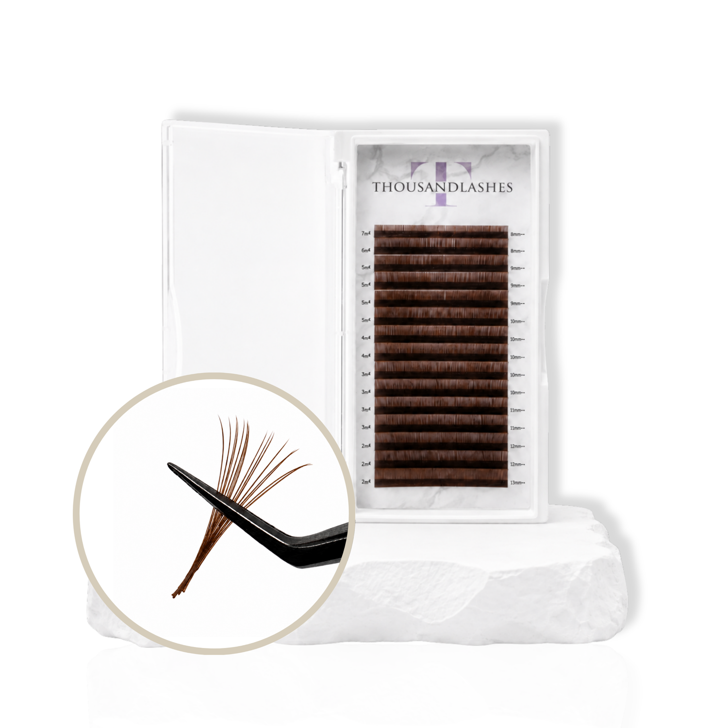 Cashmere Brown Collection volume lashes