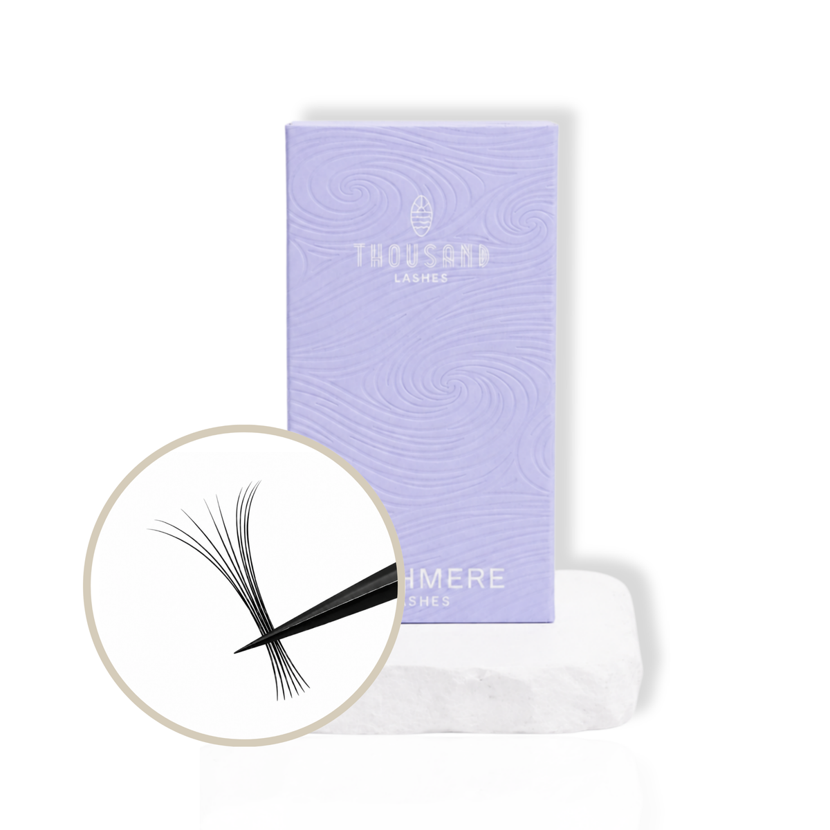 Cashmere Noir Collection Volume Lashes with ultra dark matte black volume lash fibers