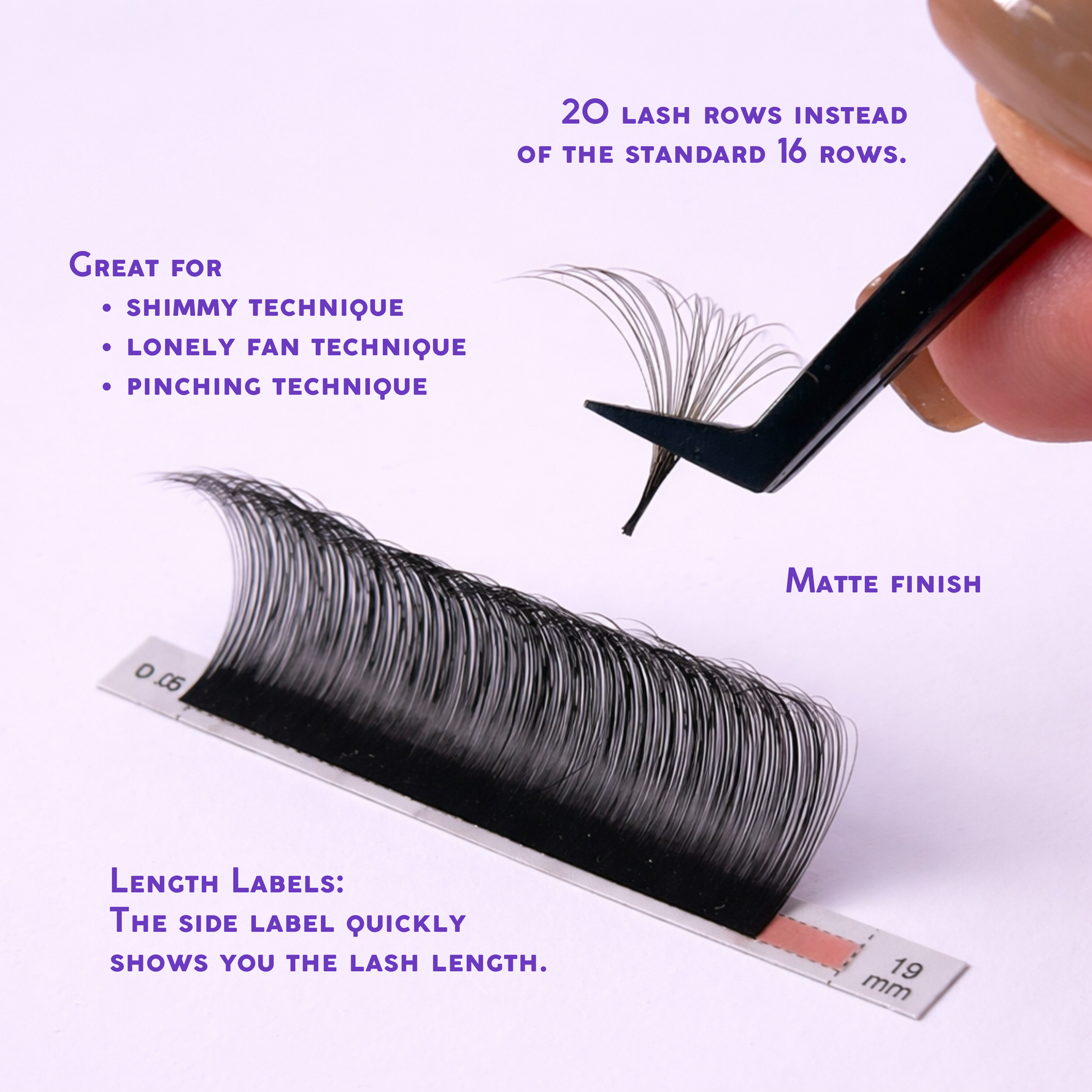 Single Length Volume Lashes