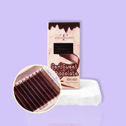 Chocolate Brown Lash Extensions Single Length